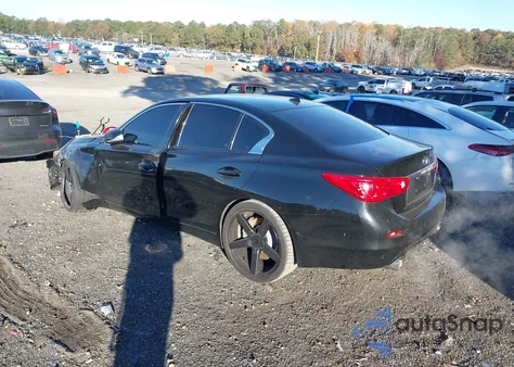 2014 Infiniti Q50 Sport from USA, damaged, VIN JN1BV7AP4EM670149